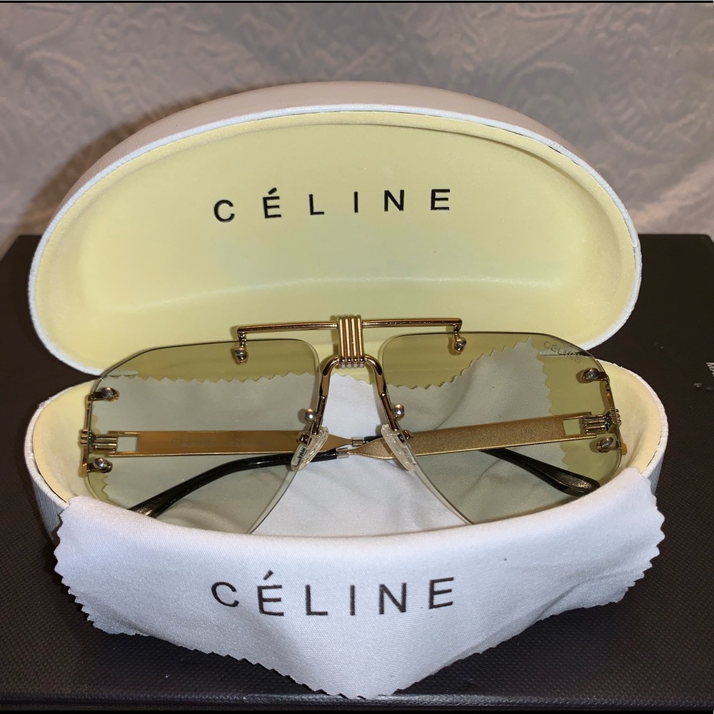 Céline Square Aviator-frame Glasses
